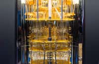 L'impressionnant IBM Q System One Quantum Computer, ordinateur quantique présenté par IBM au Consumer Electronic Show de 2020. © AA+W, AdobeStock